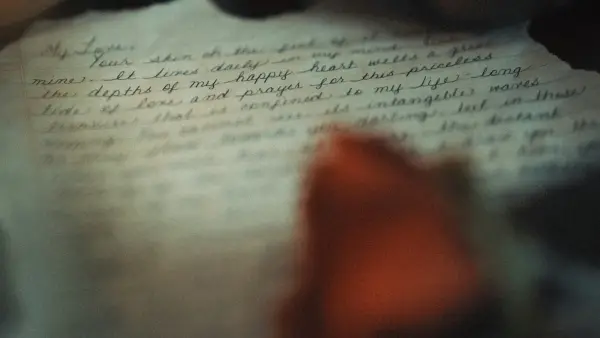A close up of a piece of paper with writing on it