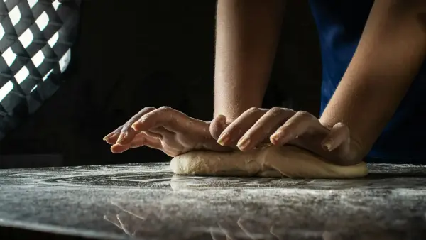 a person's hands on a table